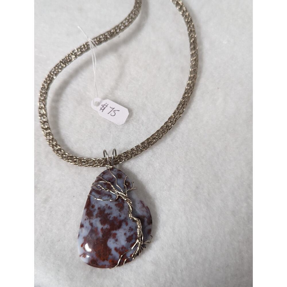 Handmade Dichroic bead Viking chain18" + 2.5" chain extender Handcrafted,Artisan - Picture 7 of 7